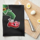 Dabbing Elf Costume-kerstfeestdagen Theedoek (Quarter Fold)