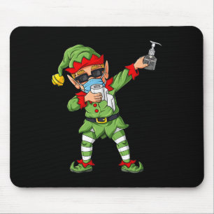 Dabbing Elf Family Matching kerstjongens Girls K Muismat