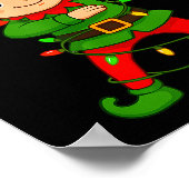 Dabbing Elf Shirt Costume Christmas Squad Men Boy  Poster (Hoek)