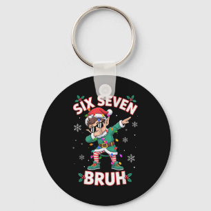 Dabbing Elf Zes Zeven Bruh Kerstmis 67 Meme Kerst Sleutelhanger