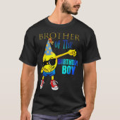 Dabbing Emoji BROTHER of Birthday Boy Party Outfit T-shirt (Voorkant)