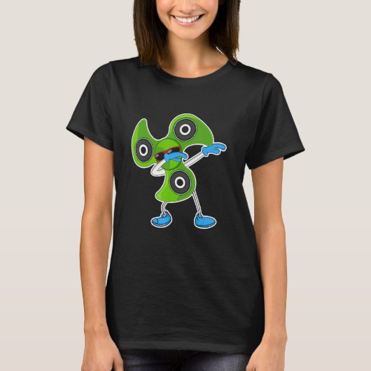 Dabbing Fidget Spinner Dab T-shirt (Voorkant)