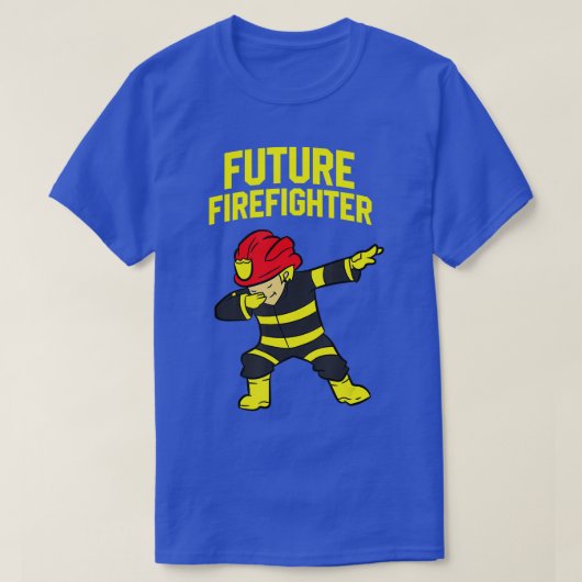 Dabbing Firefighter Kinder Future Firefighter T-shirt (Design voorkant)
