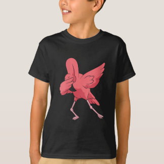 Dabbing Flamingo Bird Cute Flamingo T-shirt