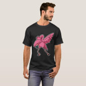 Dabbing Flamingo Dab Funny Gift T-shirt (Voorkant volledig)
