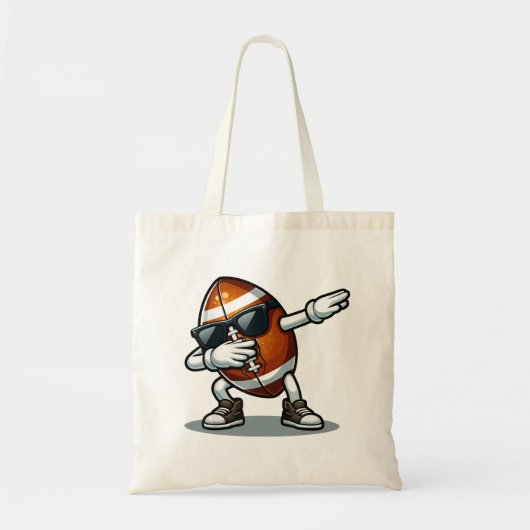 Dabbing Football Retro AP Tote Bag (Voorkant)