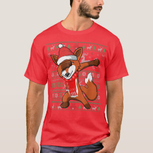 Dabbing for Ugly KerstSweater Funny Party Cost T-shirt