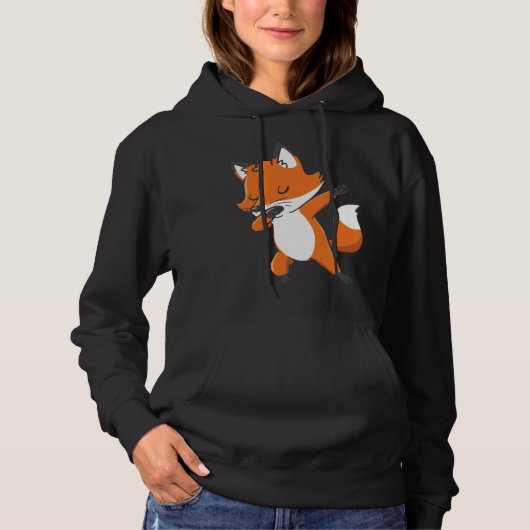 Dabbing Fox for Fox Hoodie (Voorkant)