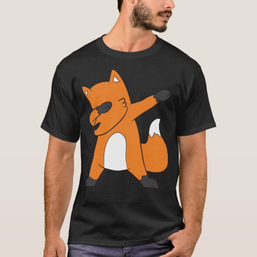 Dabbing Fox Funny Fox Dab T-shirt (Voorkant)