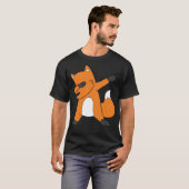 Dabbing Fox Funny Fox Dab T-shirt (Voorkant volledig)