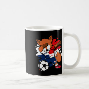 Dabbing Fox Panama Voetbalfans T-shirt Panamees F Koffiemok