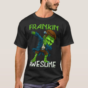 Dabbing Frankenstein Halloween Frankin Geweldige T-shirt