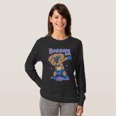 Dabbing French Bulldog Funny T-shirt (Voorkant volledig)