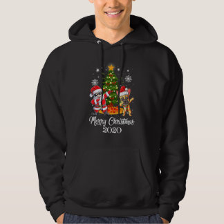 Dabbing French Bulldog Kerstkerstmis Hoodie