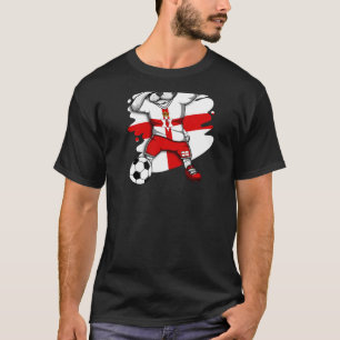 Dabbing French Bulldog Northern Ireland Soccer Fan T-shirt
