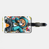 DABBING FUTURE LESSONS LEARN LUGGAGE TAG BAGAGELABEL (Achterkant horizontaal)