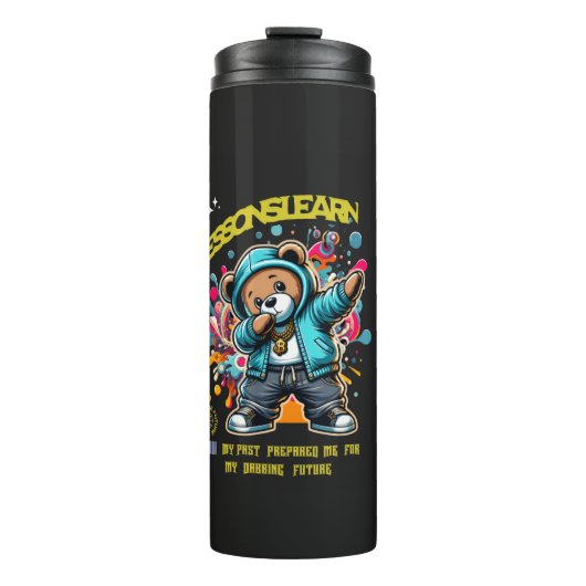 DABBING FUTURE LESSONS LEARN Thermal Tumbler Thermosbeker (Voorkant)
