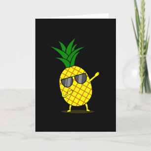 Dabbing gele ananas DAB grappige dansen fruit Kaart