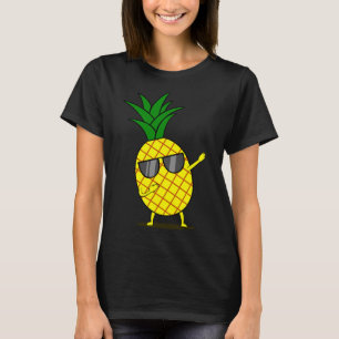 Dabbing gele ananas - schar grappig dansen fruit t-shirt