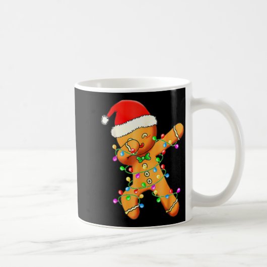 Dabbing Gingerbread Christmas  Koffiemok (Rechts)