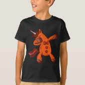 Dabbing Gingerbread Unicorn Cookie Christmas  T-shirt (Voorkant)