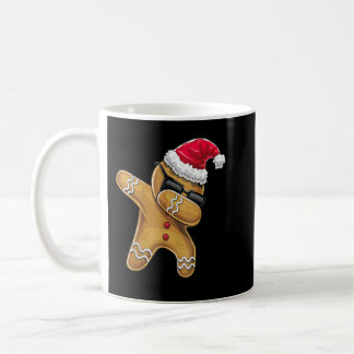 Dabbing Gingerbrood Man kerstaking Koffiemok