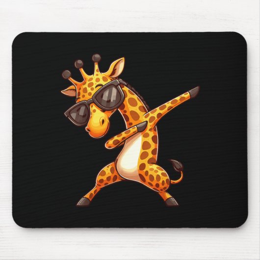 Dabbing Giraffe  Muismat (Voorkant)