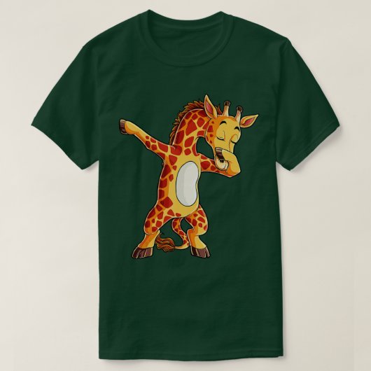 Dabbing Giraffe T Giraffes Funny Dab Dance s Gift T-shirt (Design voorkant)
