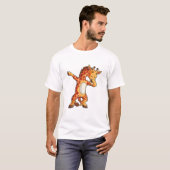 Dabbing Giraffe T shirt Giraffes Funny Dab Dance T (Voorkant volledig)