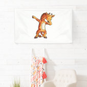 Dabbing Giraffe T shirt Giraffes Funny Dab Dance T Spandoek (Insitu)