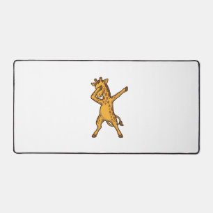 Dabbing Giraffe Vintage Gravure T-Shirt Ontwerp_1 Bureaumat