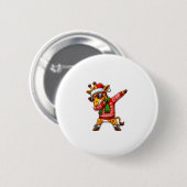Dabbing Giraffe Zonnebril Giraffe Dierendans Ch Ronde Button 5,7 Cm (Voorkant /achterkant)