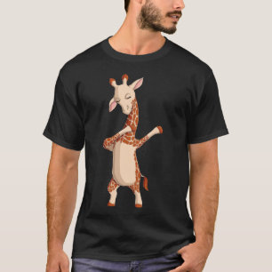 Dabbing Giraffe Zoökeeper Safari Dierlijke Mannen T-shirt