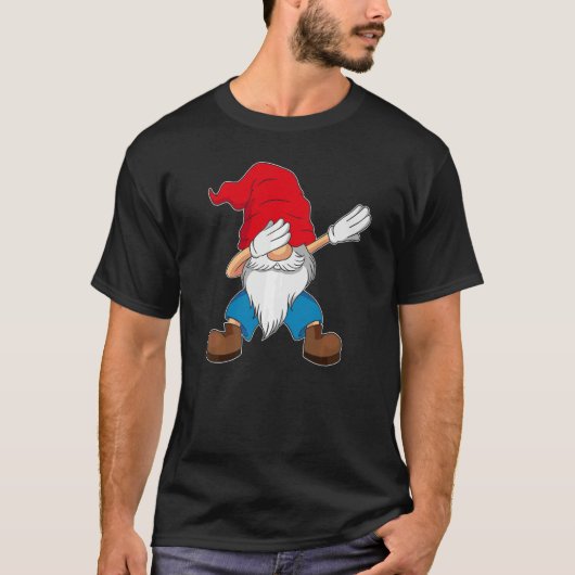 Dabbing Gnome Christmas Family Matching T-shirt (Voorkant)