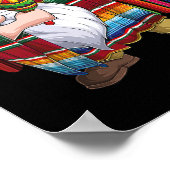 Dabbing Gnome Cinco de Mayo Fiesta Rainbow Taco Poster (Hoek)