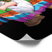 Dabbing Gnome Cinco de Mayo Fiesta Taco Sombrero Poster (Hoek)