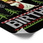 Dabbing Go Jesus Het is je Birthday Merry Christma Poster (Hoek)