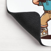 Dabbing Golf Player Muismat (Hoek)