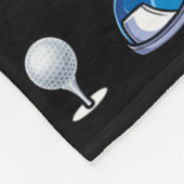 Dabbing golfspeler golfer golfen grappige kinderen fleece deken (Hoek)