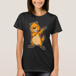 Dabbing Groundhog Groundhog Day Design T-shirt