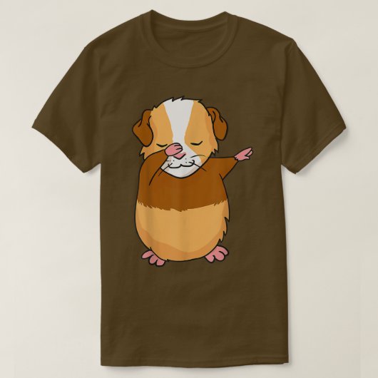 Dabbing Guinea Pig Funny Dab Gift T-shirt (Design voorkant)