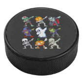 Dabbing Halloween Boys Skeleton Hockey Puck (3/4)