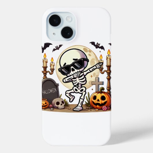 Dabbing Halloween Boys Skeleton Zombie Scary Case-Mate iPhone Case (Achterkant)