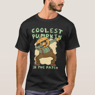 Dabbing Halloween Boys Skeleton Zombie Scary Pumpk T-shirt