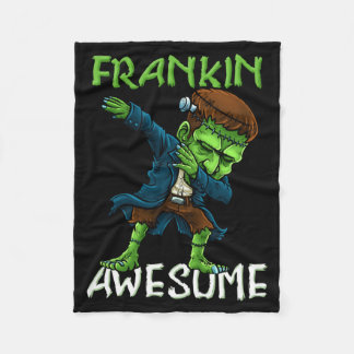 Dabbing Halloween Frankin Awesome Dab Jongens Kids Fleece Deken