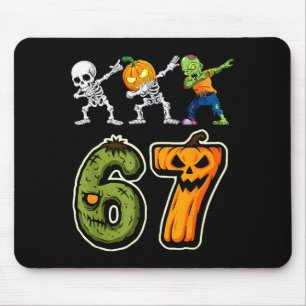Dabbing Halloween Jongens Zes Zeven 67 Meme Grappi Muismat