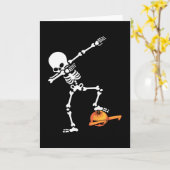 Dabbing Halloween Kaart (Gele Bloem)