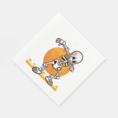 Dabbing Halloween Pug Dog Servet (Hoek)