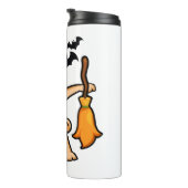 Dabbing Halloween Pug Dog Thermosbeker (Geroteerd rechts)