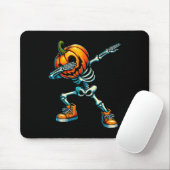 Dabbing Halloween Skeleton Boys Trick Treat Funny Muismat (Met muis)